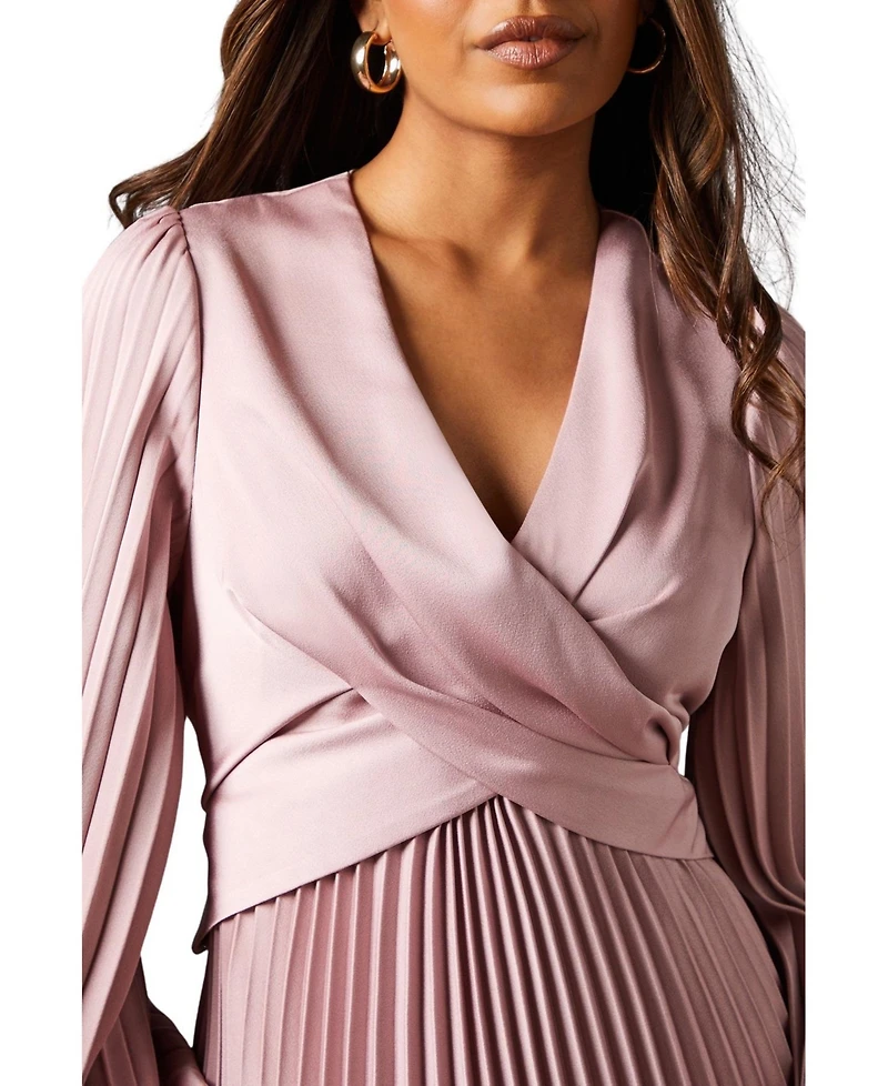 Coast Women's Pleat Skirt Midi Dress