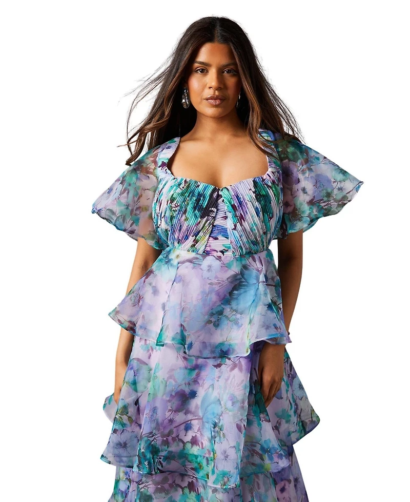 Coast Women's Organza Tiered Dress