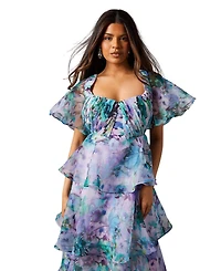 Coast Women's Organza Tiered Dress