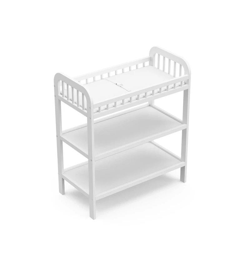 Storkcraft Pasadena Changing Table with Water-Resistant Changing Pad