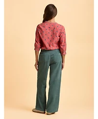 Brakeburn Women's Sara 3/4 Sleeve Round Neck Shirt