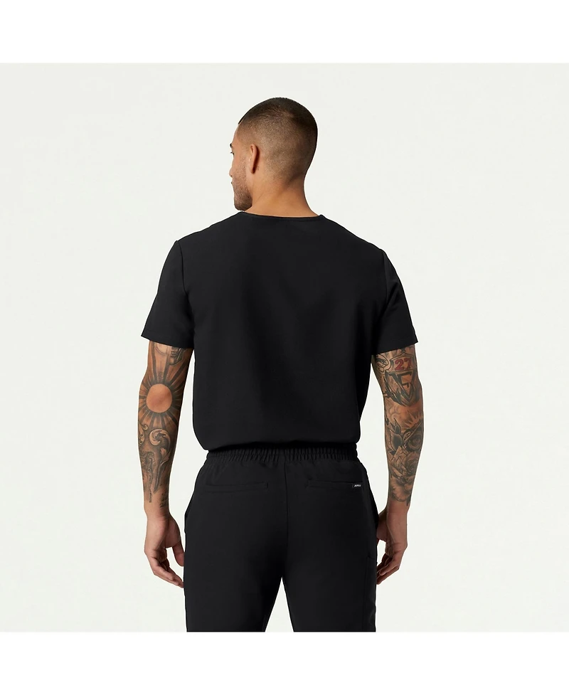 Jaanuu Holmes Men's 1-Pocket Classic V-Neck Scrub Top