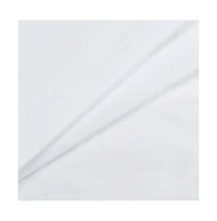 Ellis Stacey 1.5" Rod Pocket High Quality Fabric Solid Color Door Panel White