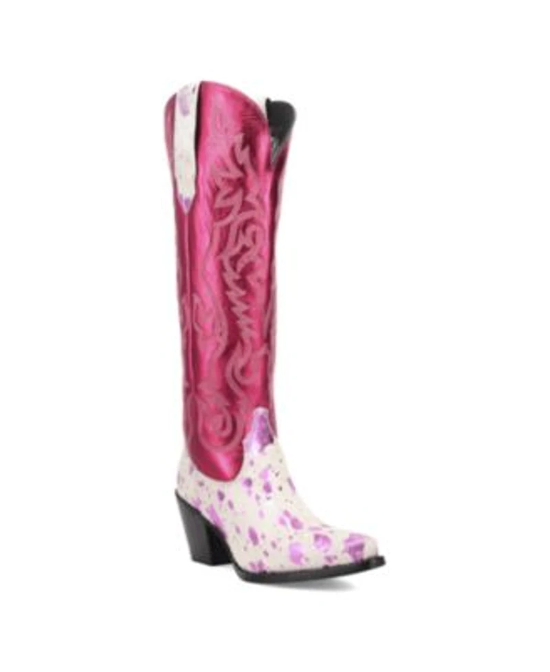 Dingo Womens Take No Bull Leather Boot