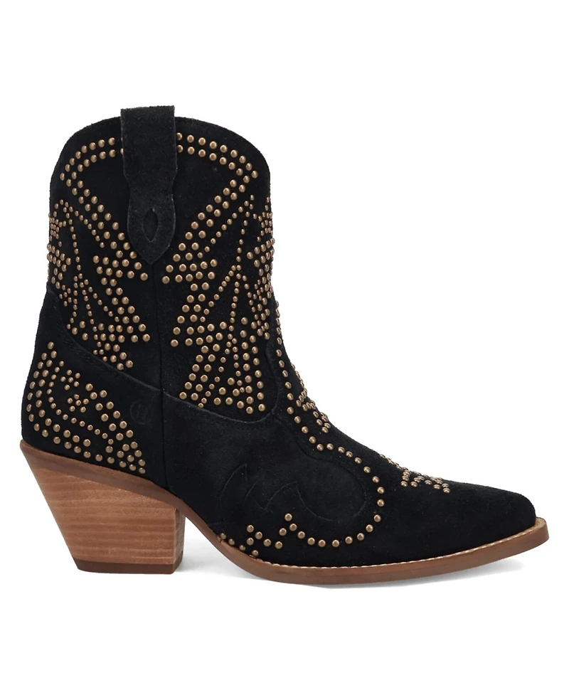 Dingo Women's Seein' Stars Suede Leather Bootie
