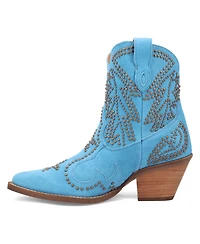 Dingo Women's Seein' Stars Suede Leather Bootie