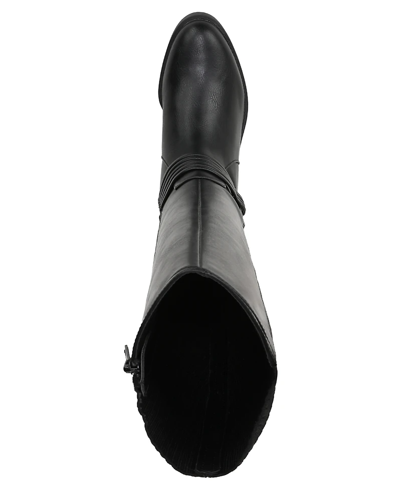 LifeStride Brighton Round Toe Wide Calf Tall Boots
