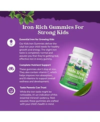 Nature's CraftSuper Iron Gummies (Kids), Grape Flavor, 60ct