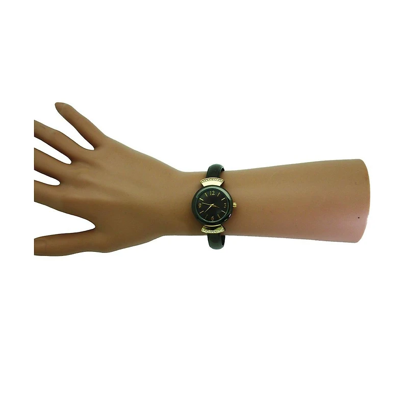 Olivia Pratt Gunmetal Gold Olivia Pratt Classic Every Day Metal Bangle Watch