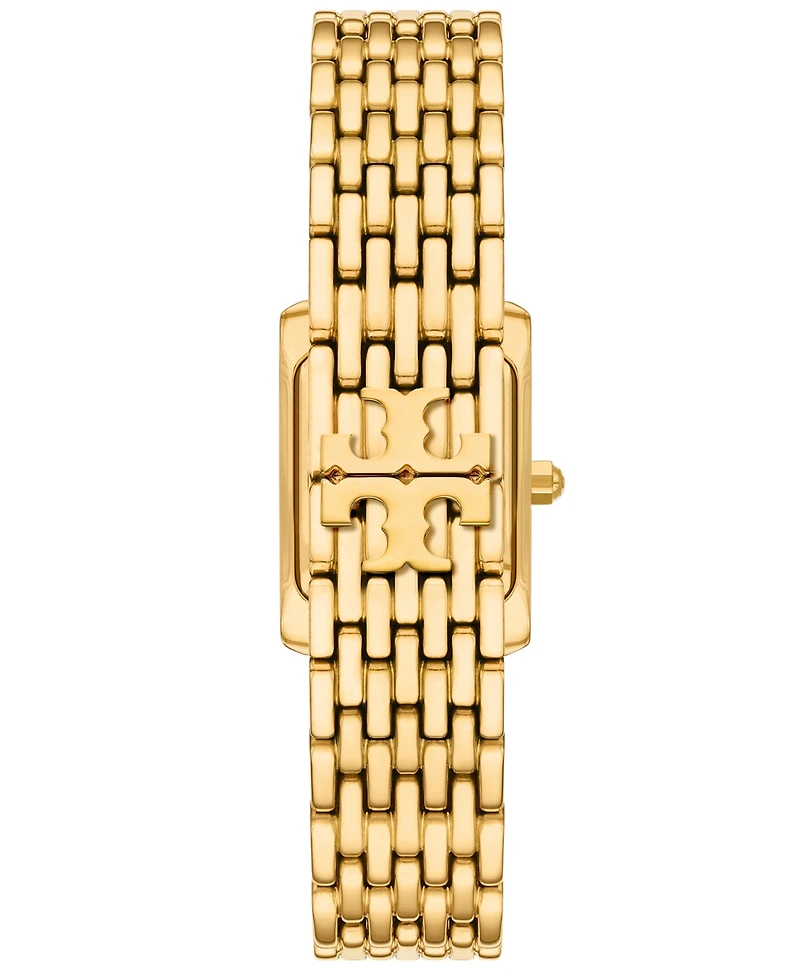 Tory Burch Women's The Eleanor Small Quartz Two-Hand Gold Stainless Steel, 20mm