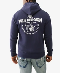 True Religion Men's Core Zip-Front Logo Hoodie