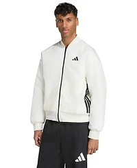 adidas Men's Stadium Long-Sleeve Bomber Jacket