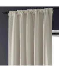 Half Price Drapes Caravan Beige Faux Linen Hotel Blackout Curtain