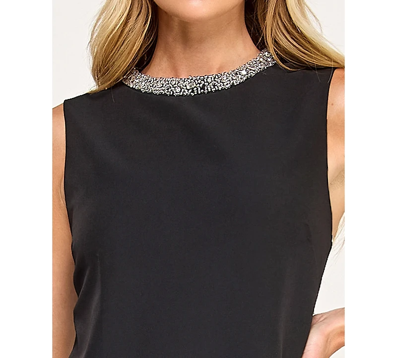 Seni & Cade Juniors' Crewneck Mini Dress