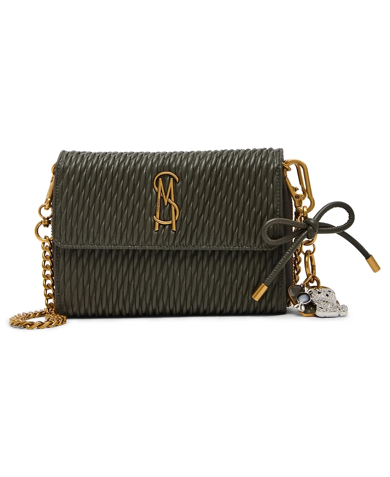 Steve Madden Boxed Carina Matelasse Crossbody Wallet