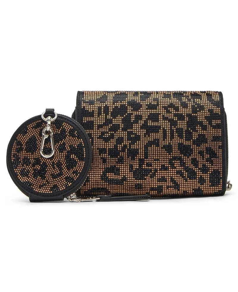Steve Madden Boxed Embellished Carina Crossbody Wallet