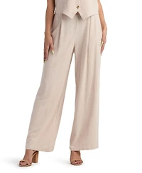 Bcx Juniors' Wide Leg Pleated Pants