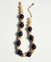 Mango Women's Combined Beads Necklace