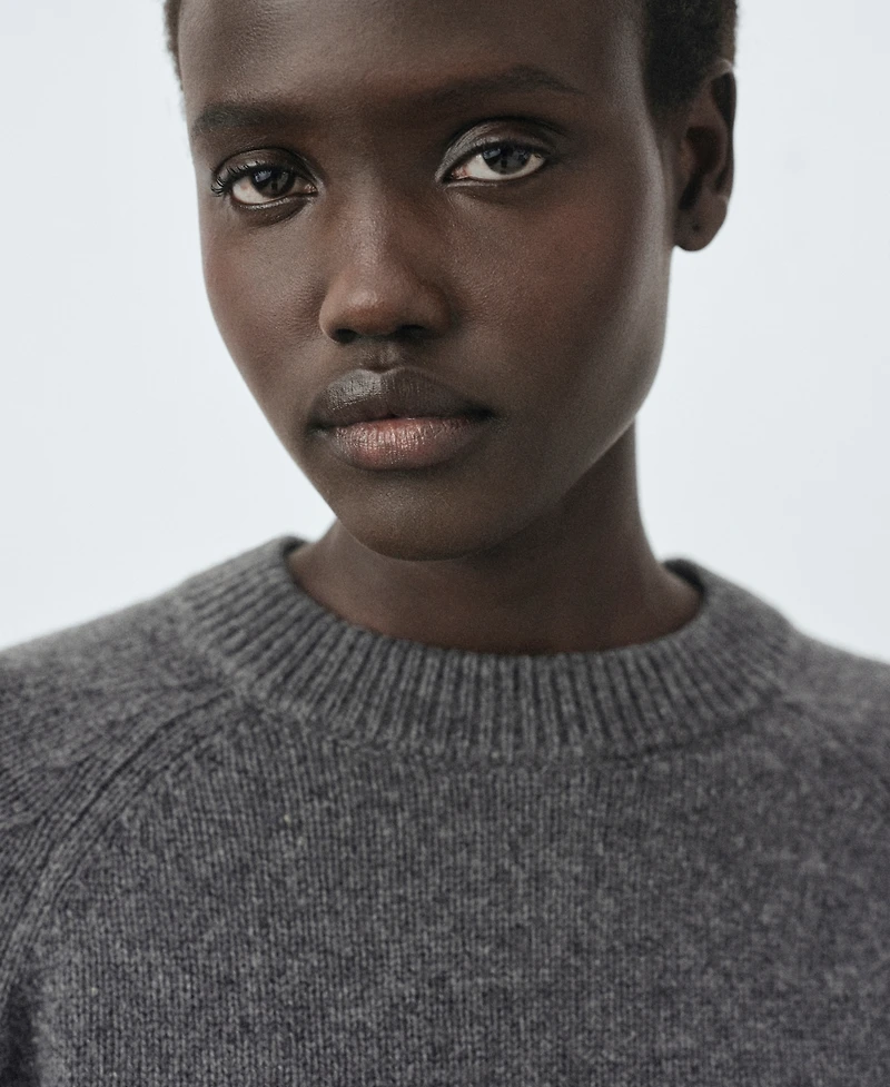 Mango Women's Chunky-Knit Wool Sweater