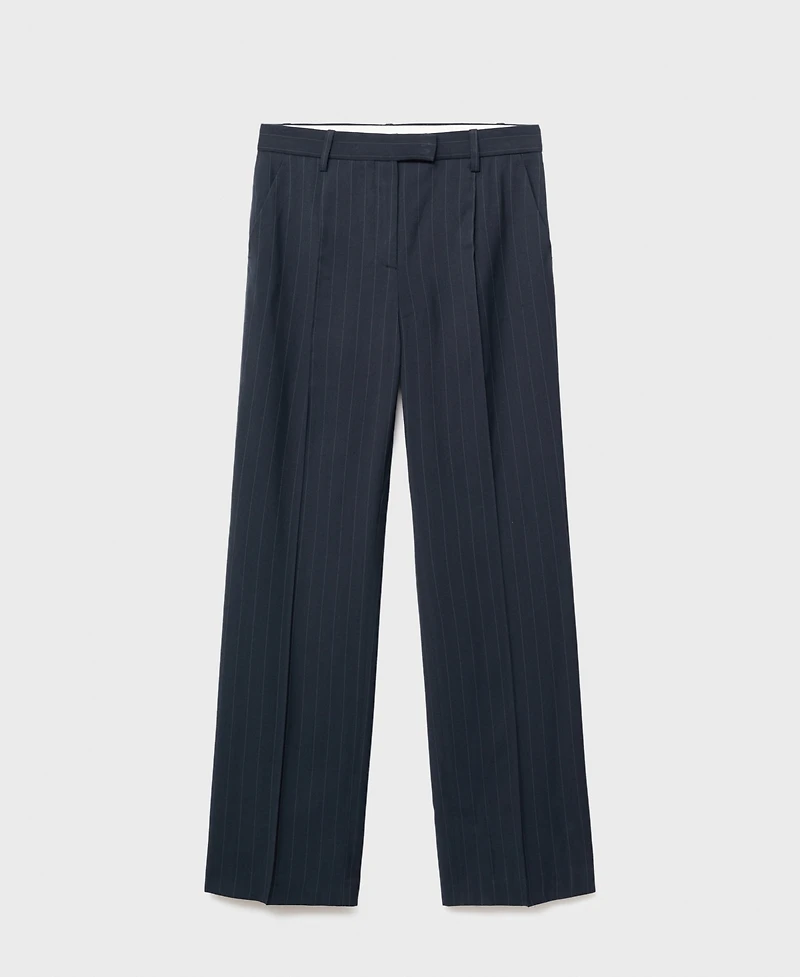 Mango Women's Pinstripe Suit Pants