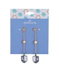 Hallmark Linear Dreidel Earrings