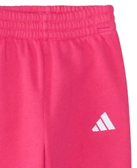 adidas Baby Girls 2-Piece Long-Sleeve Crewneck Sweatshirt and Joggers Set