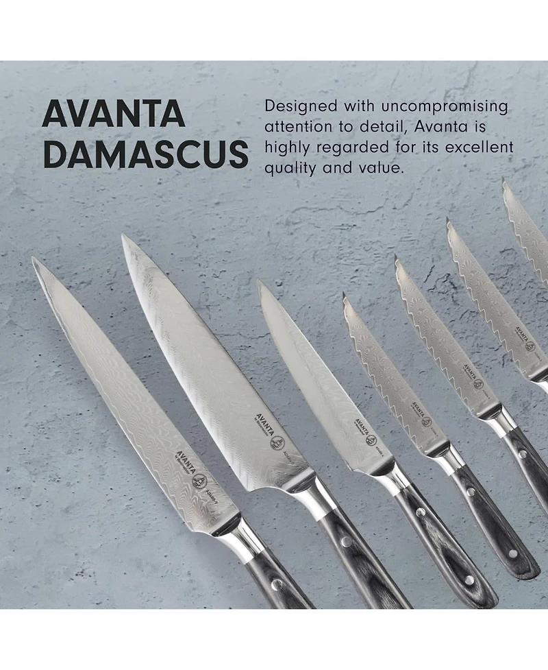 Messermeister Avanta Damascus 10 pc Block Set