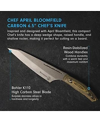 Messermeister Carbon Chef April Bloomfield Chef's Knife - 6.5"