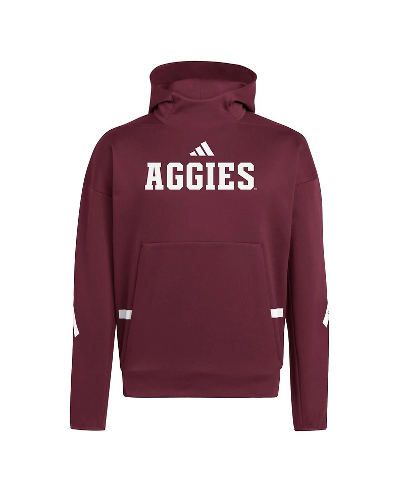 Adidas Men's Maroon Texas A&M Aggies Z.n.e. Pullover Hoodie