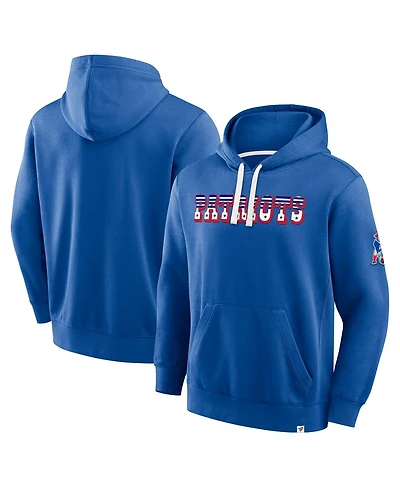 Fanatics Men's Royal New England Patriots Horizons Heritage Pullover Hoodie