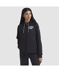 Fanatics Women's Black Los Angeles Kings Authentic Pro Rink Raglan Full-Zip Hoodie