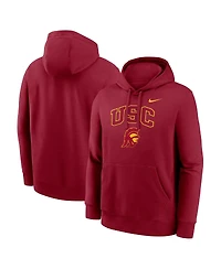 Nike Men's Cardinal Usc Trojans Club Fleece Arch Pullover Hoodie