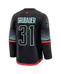 Fanatics Men's Philipp Grubauer Black Seattle Kraken Alternate Premium Player Jersey