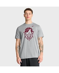 Nike Men's Gray Alabama Crimson Tide Basketball Icon Legend T-Shirt