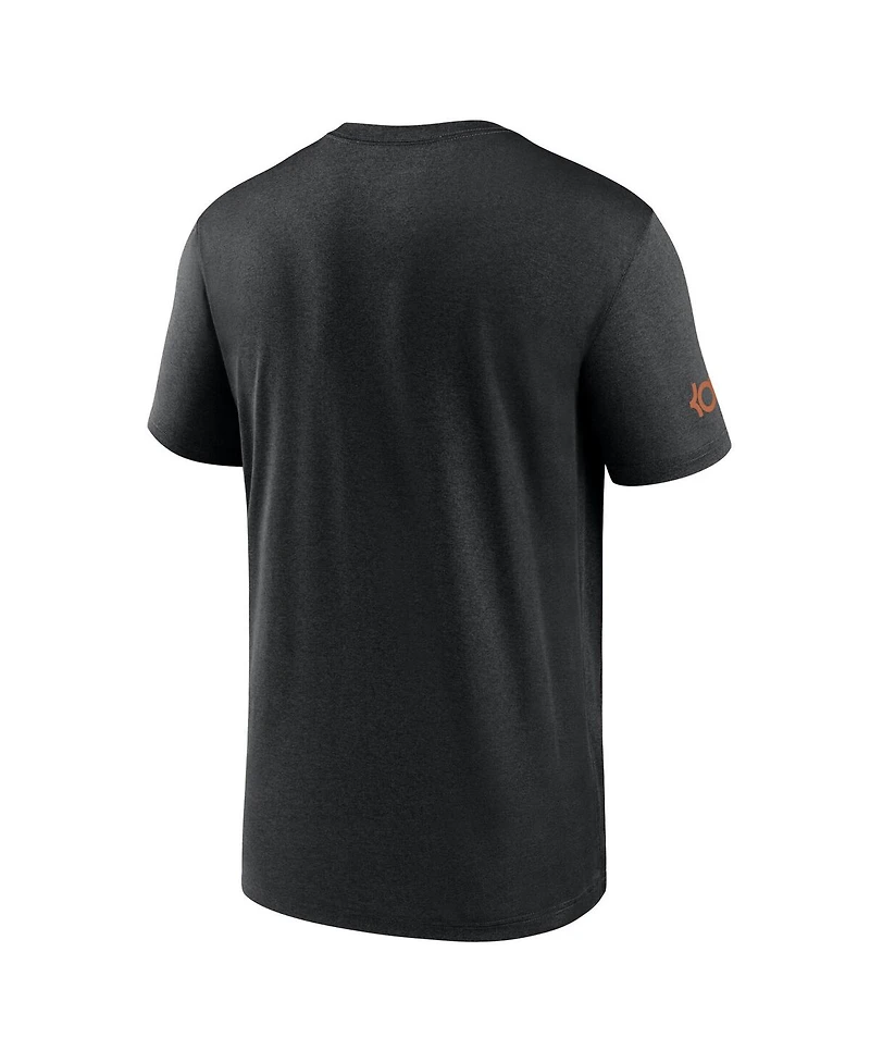 Nike Men's Black Texas Longhorns 2025 Courtside Basketball Performance T-Shirt