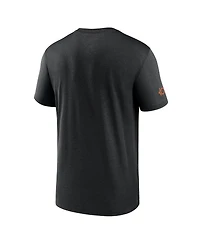 Nike Men's Black Texas Longhorns 2025 Courtside Basketball Performance T-Shirt