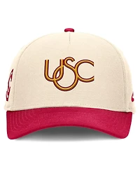 Nike Men's Natural/Cardinal Usc Trojans Academic Rise Dri-fit Adjustable Hat