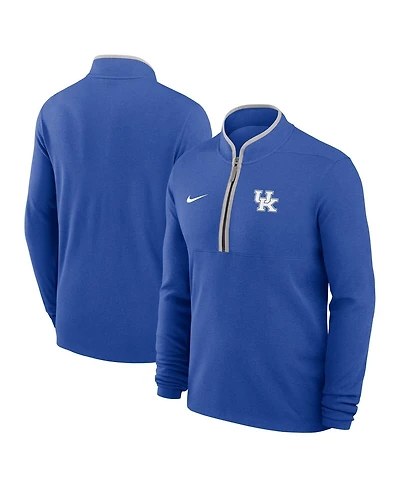 Nike Men's Royal Kentucky Wildcats Courtside Victory Dri-fit Half-Zip Pullover Sweatshirt