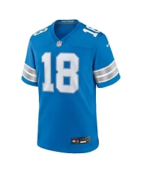 Nike Men's Isaac TeSlaa Blue Detroit Lions Game Player Jersey