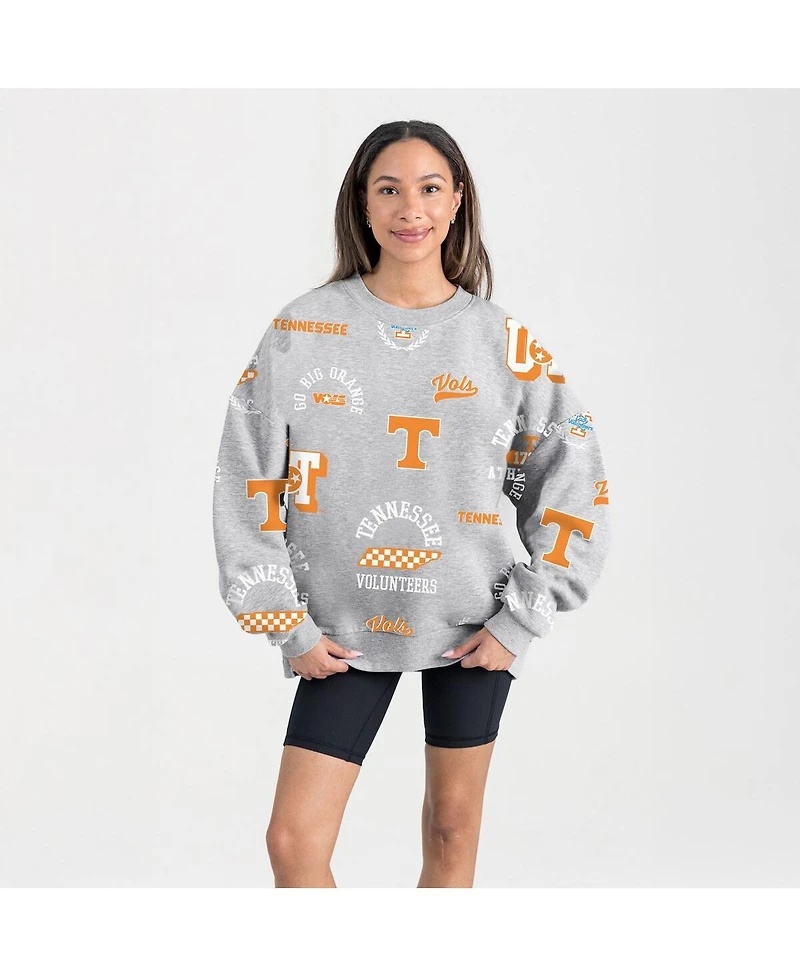 Gameday Couture Women's Gray Tennessee Volunteers Always on Repeat Fleece Sweatshirt