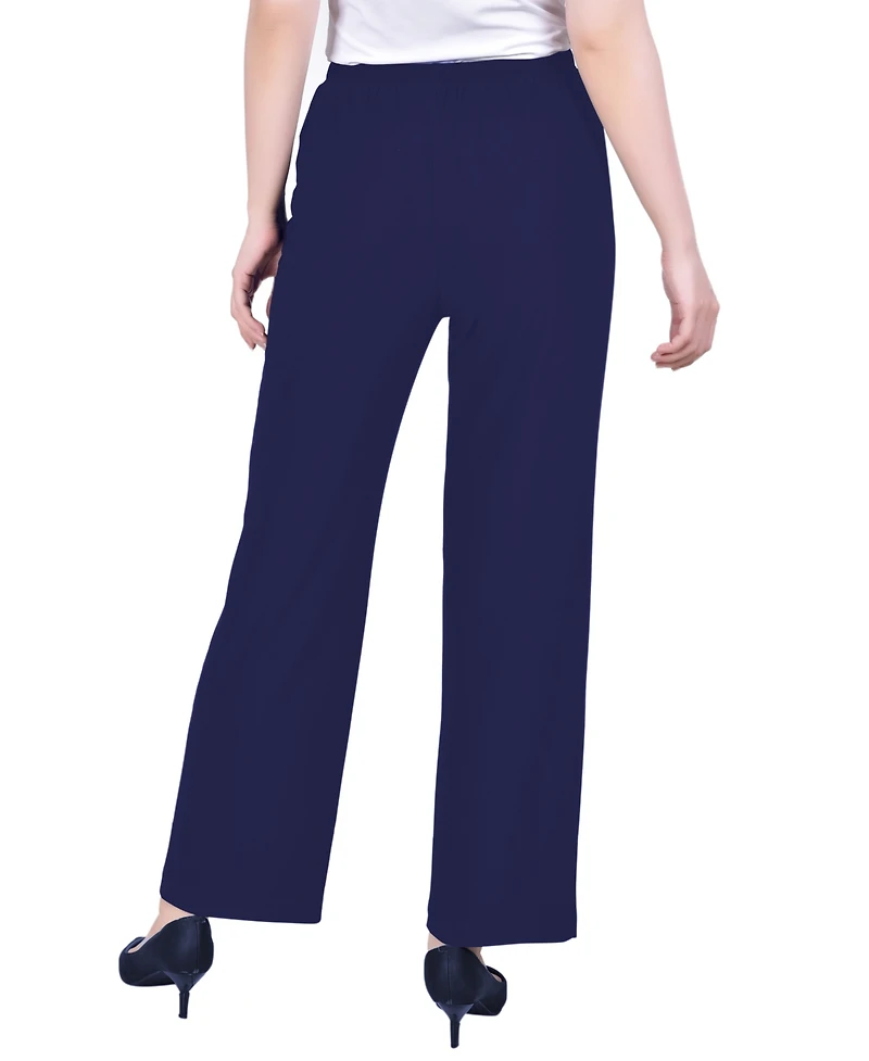 Ny Collection Plus Pull On Slim Leg Pants
