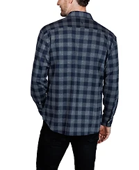 Tailorbyrd Men's Super Soft Plaid Sweater Shirt