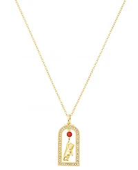Disney Winnie the Pooh Crystal Pendant Necklace