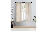 Superior Senna Textured Blackout Curtain Set of 2 Panels