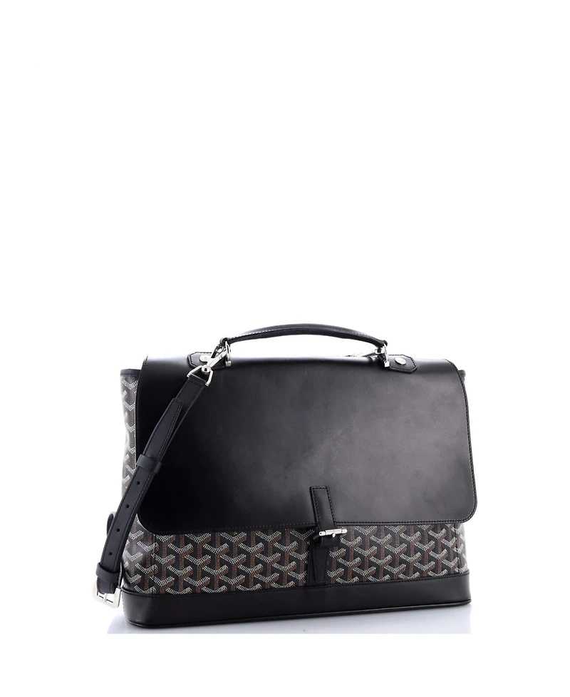 Pre-Owned Goyard Citadin Messenger Briefcase Coated Canvas