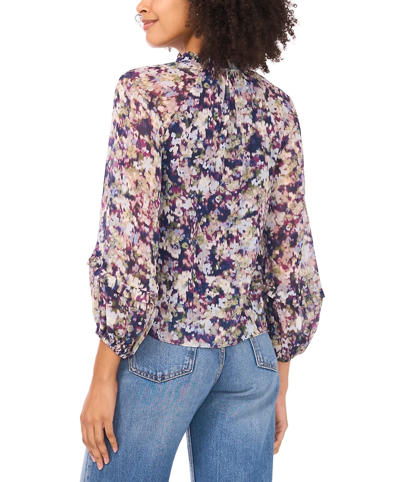 Sam & Jess Petite V-Neck Pull-On Top