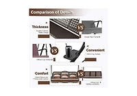 Aecojoy 3-Seat Proch Swing Chair with Canopy