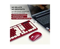 Wireless Keyboard and Mouse Combo
