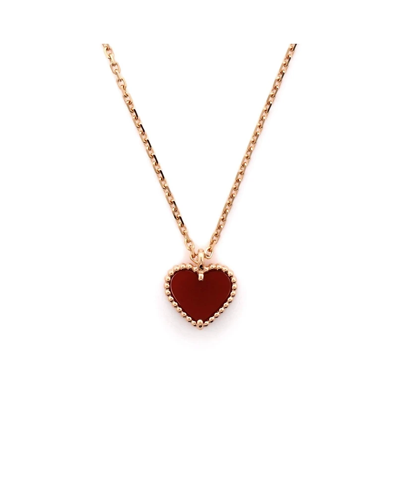 Pre-Owned Van Cleef & Arpels Sweet Alhambra Heart Pendant Necklace