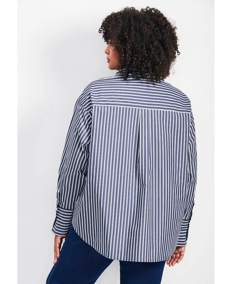 Avenue Women's Breanna Classic Poplin Shirt